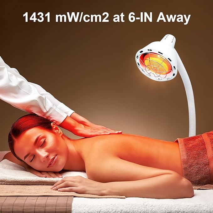 Infrared Light Bulb 275W Near Infrared Red Light Therapy Bulbs Infrare Heat Lamp Blub Fits for E26 / E27 Base