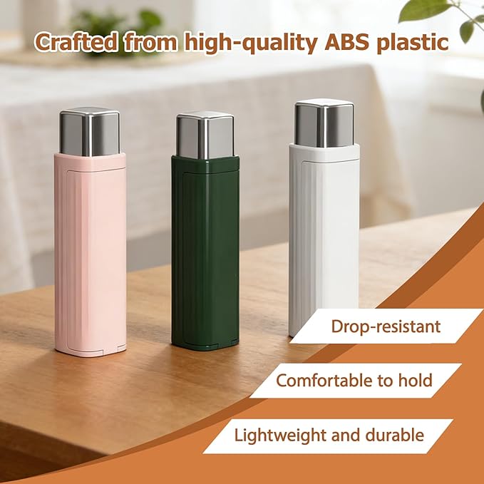 Portable Dental Floss CaseAutomatic Dental Floss Pick CaseRefillable Floss Organizer with 100 PicksDentals Flosss Pick Cases for Cleaning Teeth and Oral Care (2PCS A)