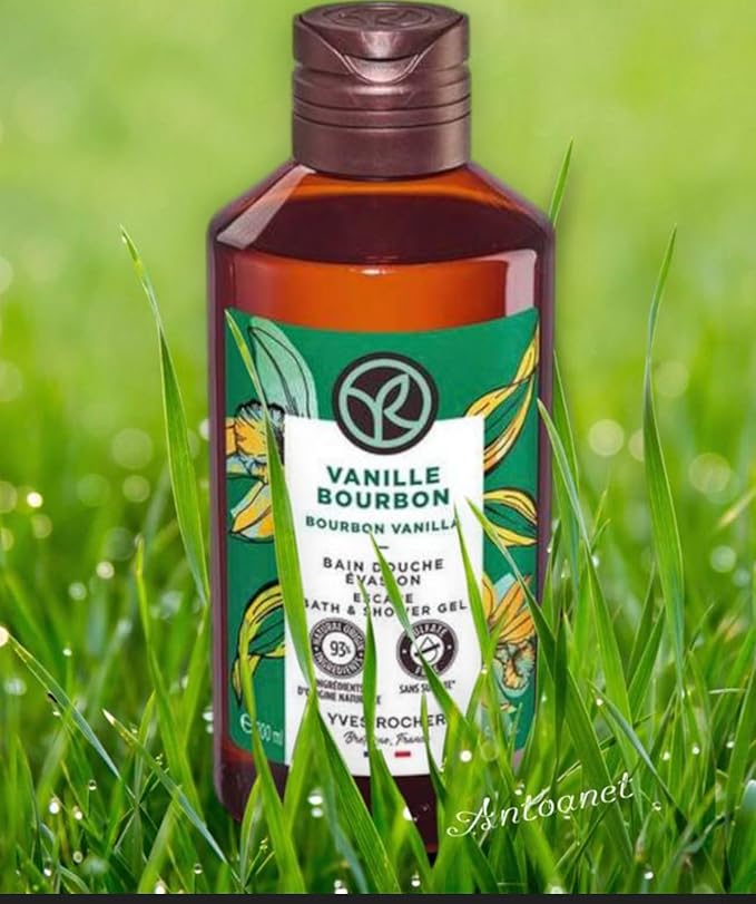 Yves Rocher Bourbon Vanilla Nourishing Shower Gel Bath &amp Body Routine Women Men Day Care 200 ml./6.7fl.oz.