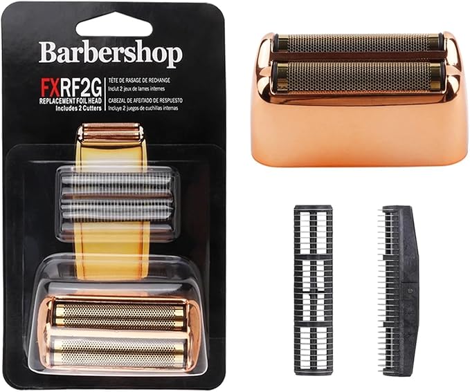 FXRF2 Professional Barber Shaver Double Replacement Foil and Blade SetCompatible for BabylissCordless Foil Shaver FXFS2(Blue)