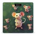 Cute Mouse Bathroom Scale Ultra-Bright Liquid Crystal Screen Weight Scale Accurate Bathroom Body Scales for Body Weight Bathroom Pet Home Bedroom Gift-Giving
