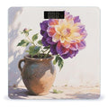 Colorful Flower Weight Scale Cute Bathroom Scale for Body Highly Accurate Digital Weighing Machine for People Compact LCD Display Scales with Sturdy Toughened Glass Scales