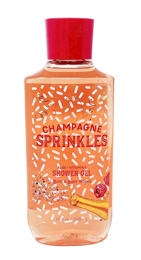 Bath &amp Body Works Champagne Sprinkles - 3 Pack Of Shower Gel