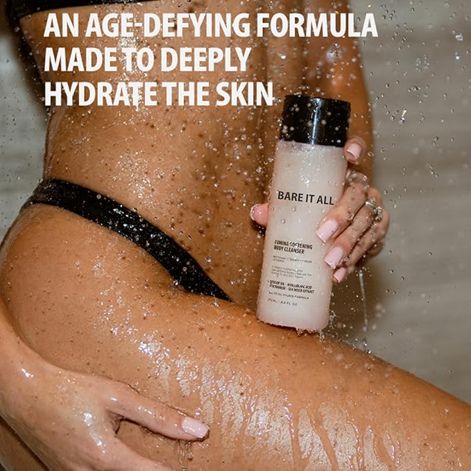 Bare It All Lumina Softening Body Cleanser | Smoothing Firming and Age-Defying Body Bronzer