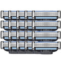 Safety Razor Stainless Steel 3-Layer Razor Blade - 24 Count Sharp and Wear-Resistant Stainless Razor Blades for Men