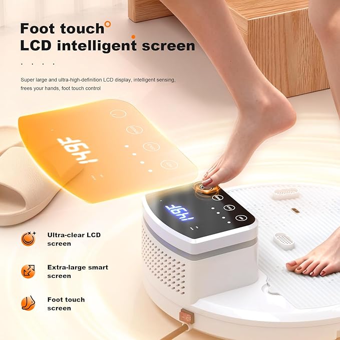 Body Dryer for Bathroom Feet Touch Panel Body Dryer After Shower Machine with Pre-Warm Adjustable Temperature Waterproof Heater Blow for Home Bathroom Hotel
