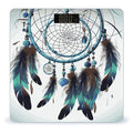Digital Bathroom Scale for Body Weight Scale with Bright LCD Display High Accuracy Step-On Technology Auto On/Off Native American Dream Catcher Digital Scales 400 Lbs /180kg