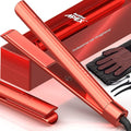 2-in-1 Hair Straightener Flat Iron by Bekind Apex | 1“ 450°F Straightener and Curler for All Hairstyles | UltraSmooth Tech | 15s Fast Heating &amp Temp Memory | Gift Set for Girls Women (Coral)