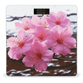 Pink Flower Bathroom Scale Ultra-Bright Liquid Crystal Screen Weight Scale Accurate Bathroom Body Scales for Body Weight Bathroom Pet Home Bedroom Gift-Giving
