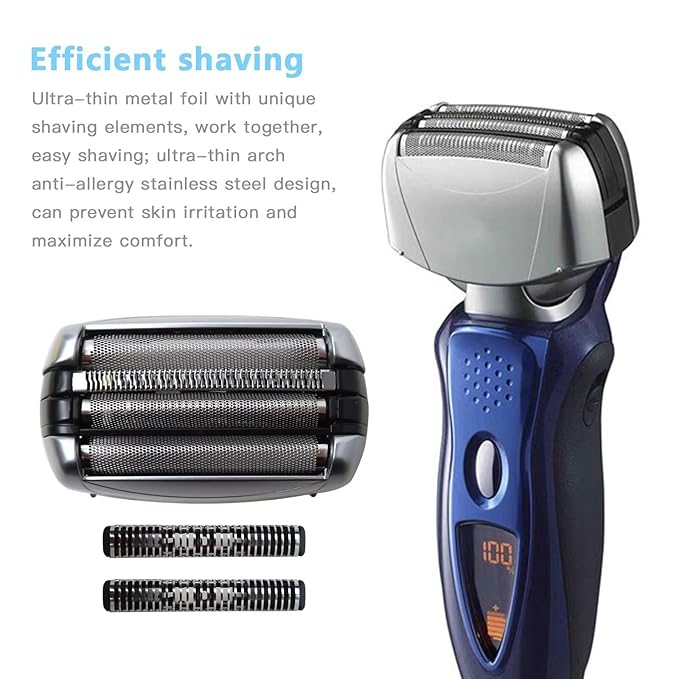 Shaver Replacement Outer Foil &amp Inner Blade for Panasonic:a-rc4 shavers ES8243AA WES9020PC ES8243(A) ES8249 ES8343A ES8349S ES8249K