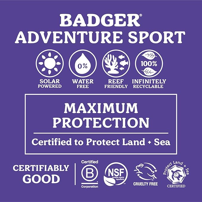 Badger SPF 15 Mineral Sunscreen Lip Balm and SPF 50 Mineral Sunscreen