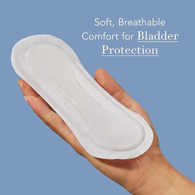 Rael Bundle - Organic Cotton Cover Incontinence Regular Liners (48 Count) Reusable Cloth Pantyliners 1 Pack (Brown 3 Count)
