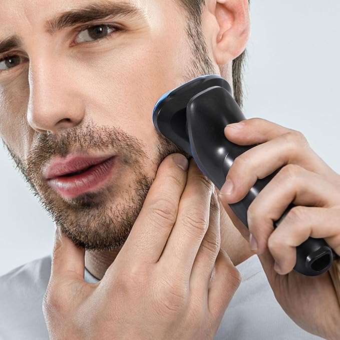 4-in-1 Electric Shaver for Men All-in-One Men's Grooming Kit Rechargeable Waterproof Men Electric Shaver Wet &amp Dry Shaving with Cordless Beard Nose Hair Trimmer