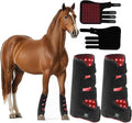 LED Red Light Therapy Device Horse Use Red Light Therapy Pad 660nm 850nm Red Infrared Belt Infrared Horse Care Boots for Horse Legs Muscle Recovery