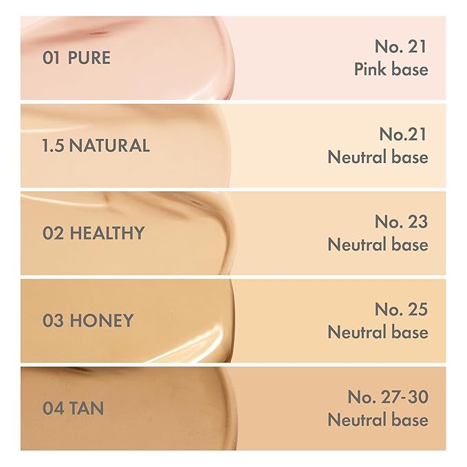 Amuse SEOUL Dew Power Vegan Cushion Foundation (1.5 NATURAL) | Dewy glow long-lasting double coverage clean beauty lightweight natural look hydrating cushion