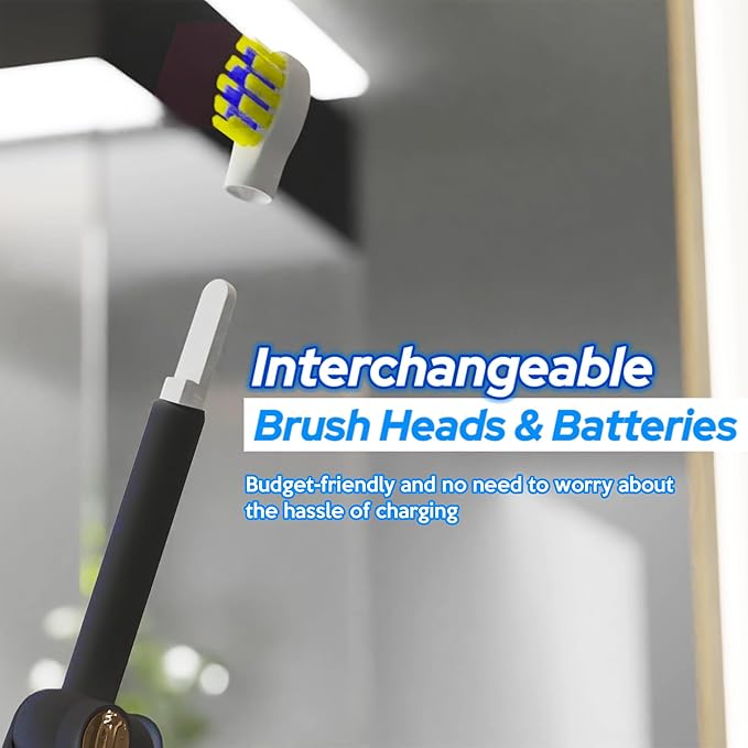 Foldable Travel Sonic Electric Toothbrush with UV Cleaning Feature | Whitening Feature | Electric Toothbrush for Adults | Travel Toothbrushes