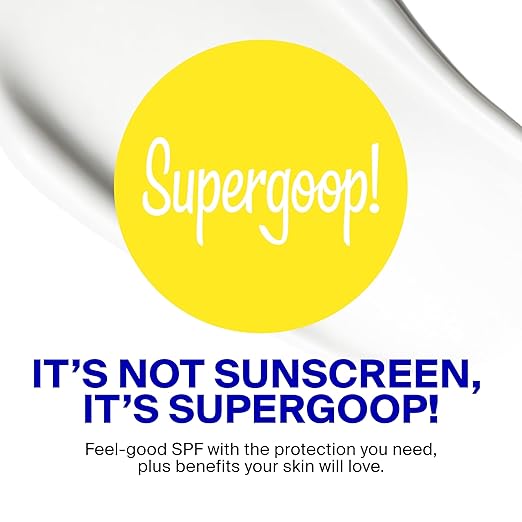 Supergoop! Mineral Mattescreen (SPF 40) - 100% Mineral Oil-Free Broad Spectrum Sunscreen - Smooths Skin’s Appearance Minimizes Pores &amp Controls Shine - Water &amp Sweat Resistant