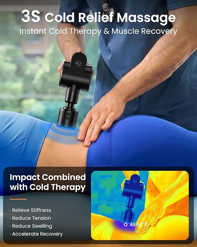 NAPRE Massage Gun with Heat and Cold Head and S40 Massage Gun