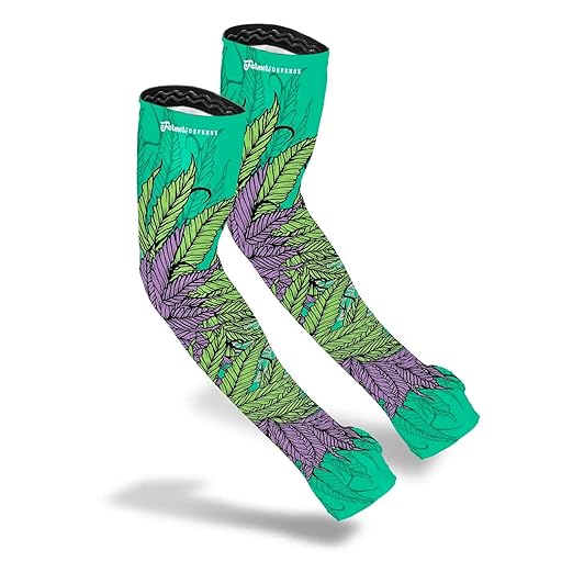 FARMER'S DEFENSE Gardening Arm Sleeves|UV Cooling Protective Sleeve Women &amp Men|Anti-Scratch Cover Sun UPF Outdoor Protection - Sea-Weed - XS