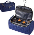 Travel Case for Dyson Airwrap Complete Style Portable Padded Storage Bag with Hanging Hook Fits All Dyson Airwrap Models &amp Attachments Blue