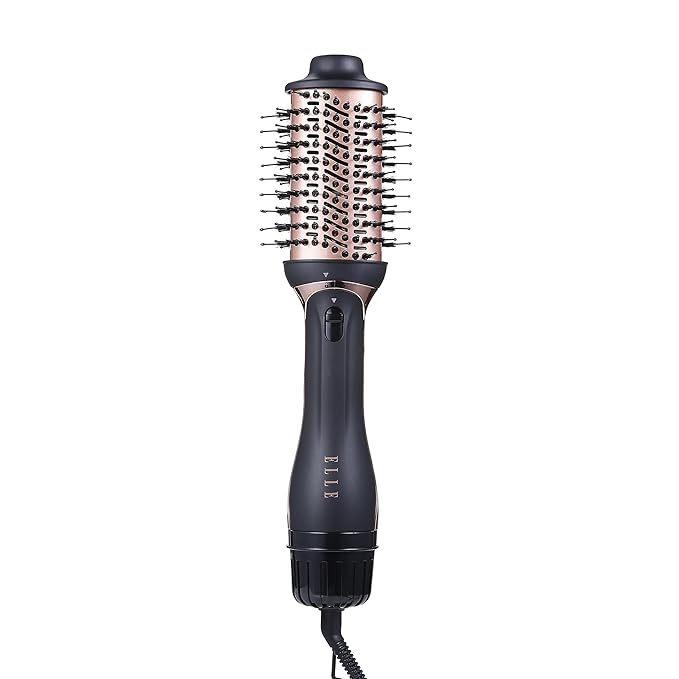 Elle - 4 -in-1 Hair Styler Set Multi Function Styling Tool (Black)