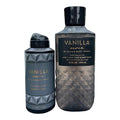 Bath and Body Men's Collection VANILLA NOIR 2-Piece Mens Gift Set Face &amp Body Wash - Body Spray