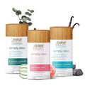 RAW SUGAR Deodorant Stick Simply Deo Variety Bundle (Pack of 3) Whole Body Deodorant for Women &amp Men Clean Formulated without Aluminum Baking Soda Talc &amp Parabens Variety Pack