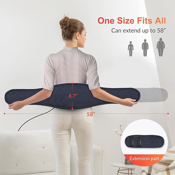 COMFIER Heating Pad &amp Shiatsu Back Massager