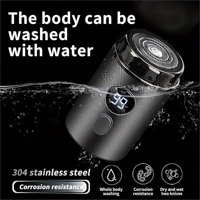 Mini Portable Electric Shaver Portable Electric Shaver with Replacement Blade Ipx-7 Waterproof