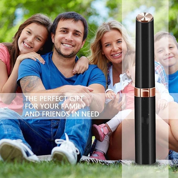 Nose Hair Trimmer Ear and Nose Hair Trimmer for Men Painless Nose Hair Remover Battery-Powered Ear and Nose Hair Trimmer