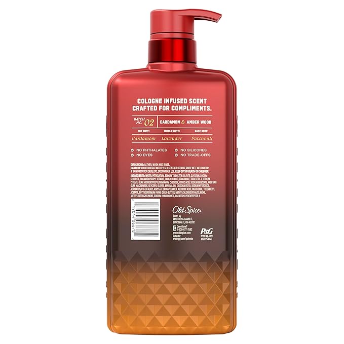 Old Spice Alchemist Collection Body Wash + Aluminum Free Deodorant Bundle for Men Cardamom + Amber Wood Scent 24/7 Cologne Infused Scent No Trade Off Formula 20 oz &amp 3 oz (Pack of 2)