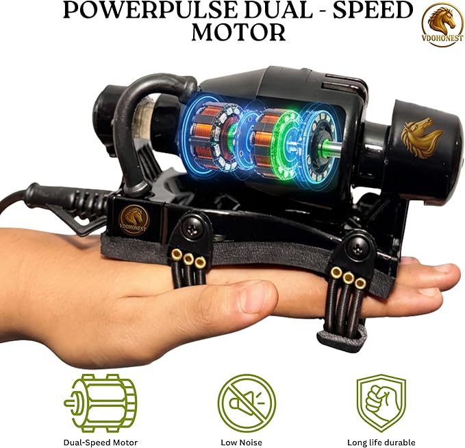 Powerful Double Speed Floating Action for Full Body Massager Corded Electric Powered Barber Massager Black