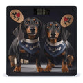 I Love My Dog Dachshunds Scale for Body Weight Digital Bathroom Scale Toughened Glass High Precision Scales for Body Weight with Large LCD Backlight Display Weight Scales