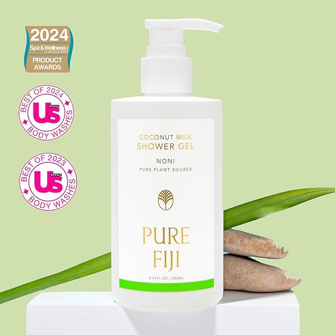 PURE FIJI Coconut Milk Shower Gel Noni (9.47 Fl. Oz /280ml)