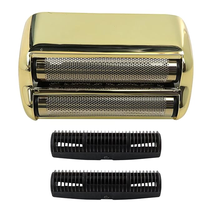 Upgraded Version Gold Double Foil and Cutters Replacement Set for Foil Shaver