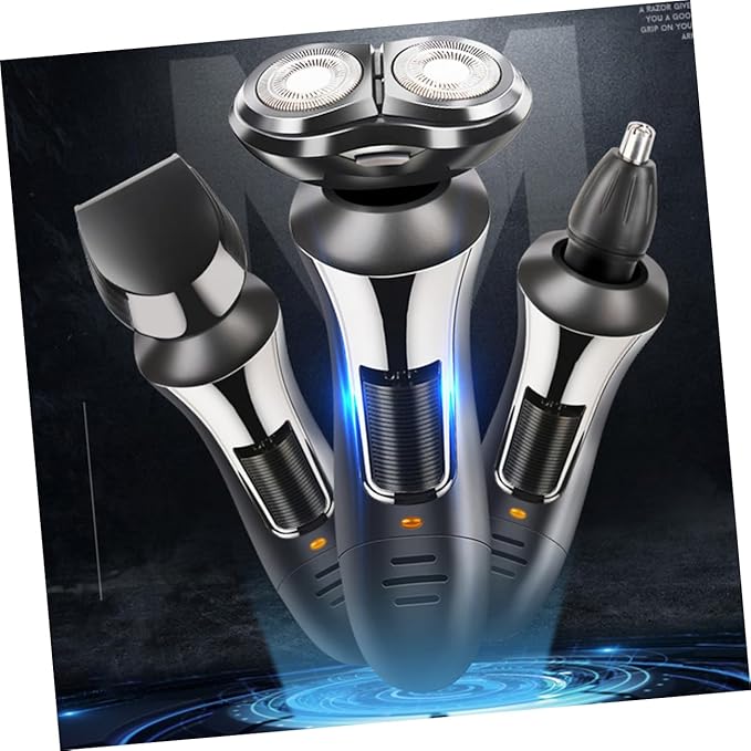 NOLITOY Men's Hair Clipper Multi-Function Electric Razor Beard Trimmer Nose Hair Trimmer Head Portable Design