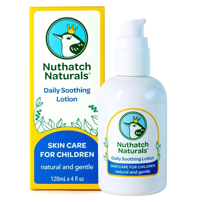 Kids Lotion - Daily Use Gentle Moisturizer - Plant Based Moisturizing &amp Non-Toxic Soothing Lotion for Kids - Dermatologist Tested - Gentle Mild Hypoallergenic Fragrance Free