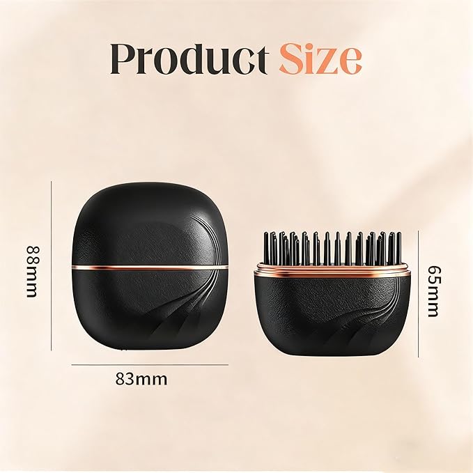 Mini Straightener Brush Rechargeable Portable Mini Straightener Capsule Hair Straighteners &amp Styler 3-Speed Temperature Control Lightweight and Portable (Mix)