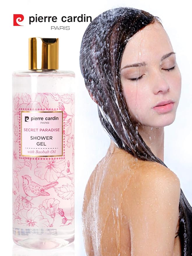 Natural Moisturizing Shower Gel Body Wash Women - Men Body wash (Secret Paradise 13.5 oz / 400 ml)