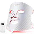 wavytalk Red Light Therapy Mask for Face Glow Time LED Face Mask Light Therapy for Anti-Fine Line Acne Treatment and Skin Rejuvenation with Red Near-Infrared Light Blue &amp Amber Light Therapy W