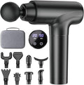 cotsoco Massage Gun Muscle Massage Gun Deep Tissue Back Massager for Pain Relief 20 Speeds Handheld Electric Massager Tool with Silent Brushless Motor Suitable for Gym Office Home Travel