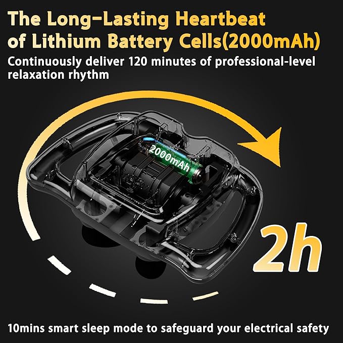 24 Head Massage Gun Set Deep Tissue Percussion Massager 9 Modes 99 Intensities Massage Gun for Legs Shoulders Back Body Muscle Pain Relief Massage Gun Deep Tissue