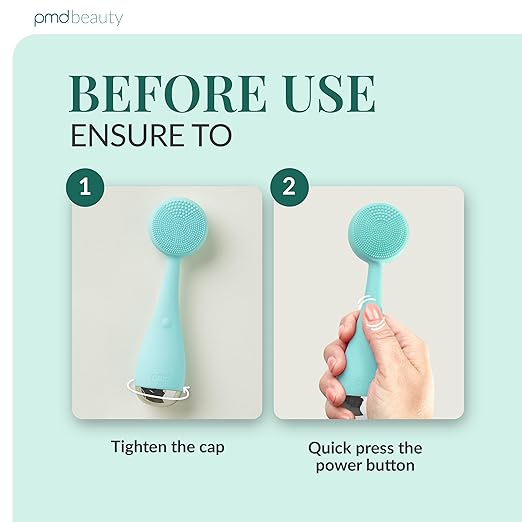 PMD Clean - Smart Facial Cleansing Device with Silicone Brush &amp Anti-Aging Massager