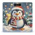 Christmas Funny Penguin Weight Scale Highly Accurate Digital Weighing Scale with Large LCD Display Smart Bathroom Scales for Home Bedrooms and Gift Giving