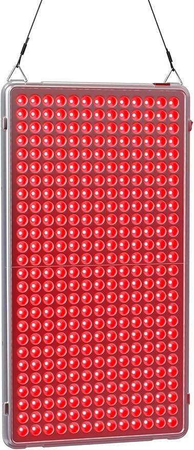 Red Light Therapy 338 LEDs Deep Red 660nm Red Light Therapy Device for Body Face for Pain Relief Skin Health Anti-Aging