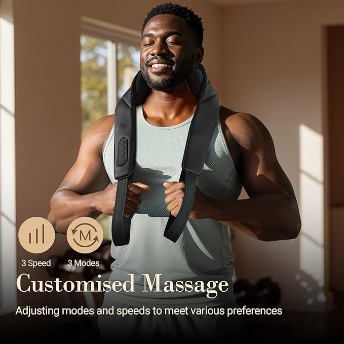 Cordless Neck Massager Red Light Knee Massager