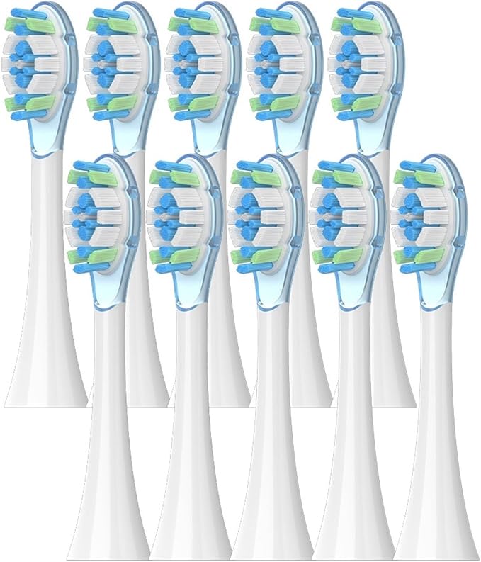 Compatibility for Xiaomi Mijia Soundwave Sweeping Electric Toothbrush Pro Head Mes609/610(Mes609or610-10Pcs)