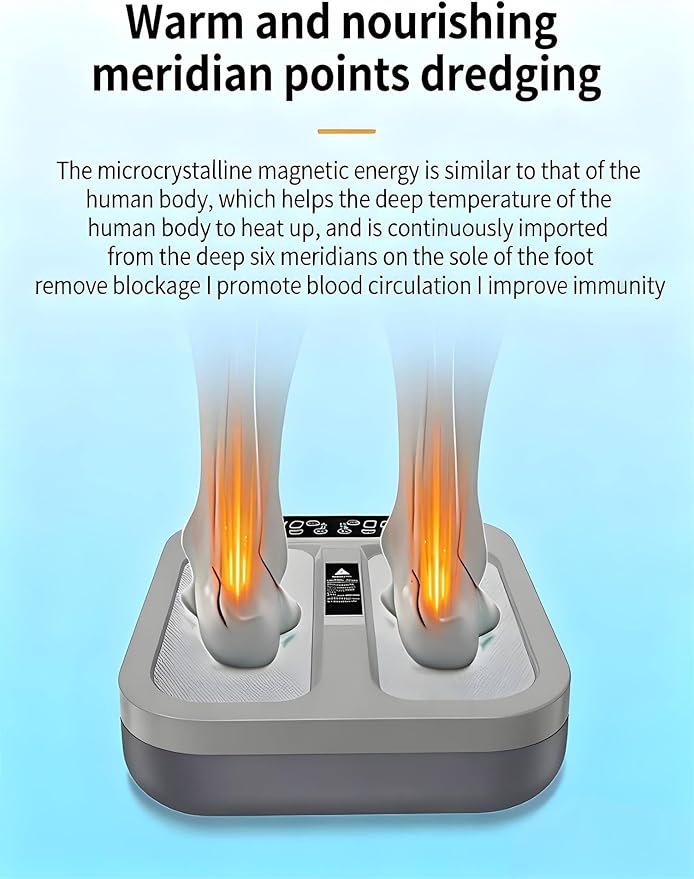 Terahertz Therapy Foot Massager P90 – 300W with Far Infrared Heat Remote Control for Pain Relief &amp Enhanced Circulation – Perfect Relaxation Gift for Parents &amp Seniors