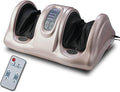 Premium Foot Massager Deep Kneading and Rolling with Remote Control Shiatsu Nodes Soft Silicone Palms Ergonomic Design for Feet Ankles Calves and Legs 7 Massage Modes Ideal Gift