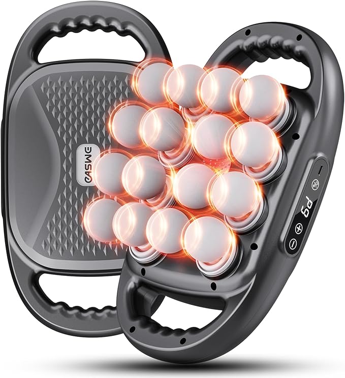 16-Head Massage Gun Electric Deep Tissue Body Massager Professional Muscle Massager Tool for Easing Shoulder Back Neck Legs Tension 9 Modes / 99 Speeds Massage Gifts for Women Men